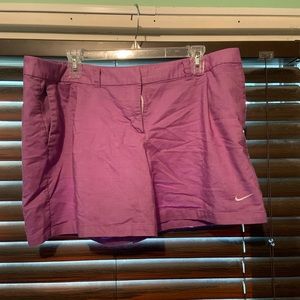 Purple Nike Golf Shorts